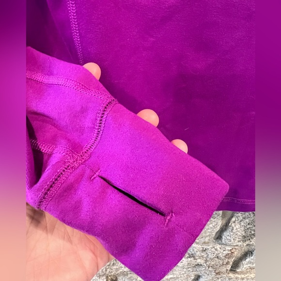 Tek Gear Dry Tek Quarter Zip Pullover - Pink/Purple - S - Picture 3 of 6